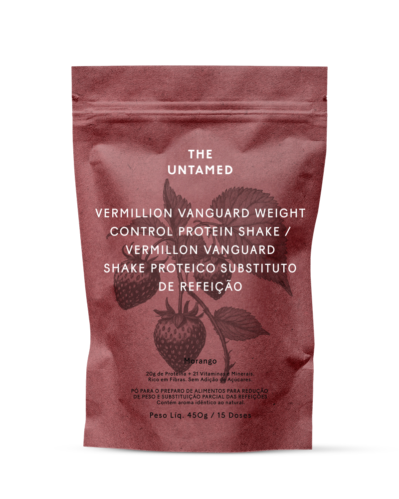 MORANGO SHAKE PROTEICO SUBSTITUTO DE REFEIÇÃO